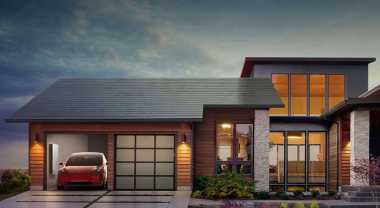 Un tejado Tesla 100% solar